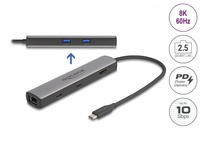87865 - USB 40 Gbps USB Type-C Dockingstation 8K - HDMI/USB 10 Gbps / 2,5 Giga