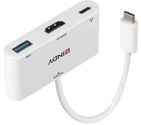 LINDY USB-C&reg; Adapter [1x USB-C&reg; Stecker - 1x HDMI-Buchse, USB 3.2 Gen 1 Buchse A