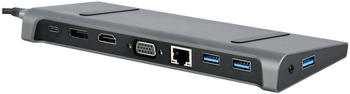 Gembird 9-in-1 Multiport Adapter A-CM-COMBO9-02