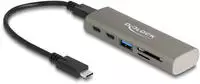DeLOCK 64236-3 Port USB 10 Gbps Hub inklusive SD und Micro SD Card Reader mit...