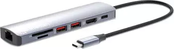 Manhattan 7-in-1 USB-C PD Dock 153966