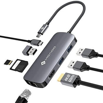 Novoo 8-in-1 USB-C Dock NVHUB8P60N5DNS-DEVC