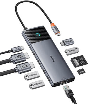 Baseus Metal Gleam Series II 10-in-1 Dock