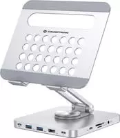 Conceptronic Donn26g Tablet-st&auml;nder Mit 8-in-1-dockingstation, 360&deg; Drehbare Basis,