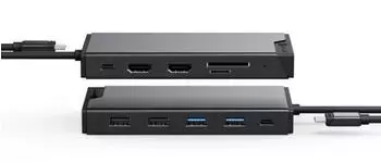 Alogic 12-in-1 USB-C Dual Display Dock MV2