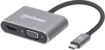 Manhattan 4-in-1 USB-C Dock 130691