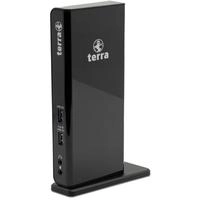 TERRA MOBILE Dockingstation 732 USB-A/C Dual Display inkl.5V/4A Netzteil, USB-A/C