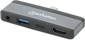 Manhattan USB-C PD auf HDMI 4-in-1 Mobile Dockingstation (190404)
