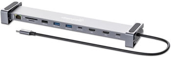 Manhattan 10-in-1 4K USB-C PD Dockingstation 2xHDMI (190398)