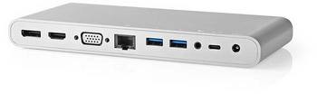 Nedis CCTB64991AL02 Docking Station USB-C VGA HDMI DP 1GbE