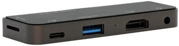 Exsys USB-C Mini Dockingstation 5in1 Notebook MacBook Tablet (EX-1222HM)