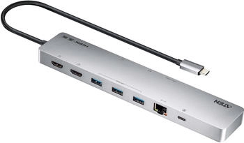 Aten USB-C Multiport Dock 4K Dual Display (USB-C 11 Ports) Dockingstation (UH3240-AT)