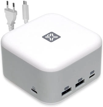 XtremeMac XWH-XCP-03 Laptop Dock/Port Replicator USB-Hubs USB 3.0 6 Wei&szlig;