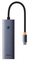 4in1 Hub UltraJoy USB-C do USB 3.0 (space grey) USB-Hubs - USB 3.0 - 4 - Grau