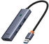 Baseus 4in1 Hub UltraJoy USB-C Grau (B0005280A813-03)