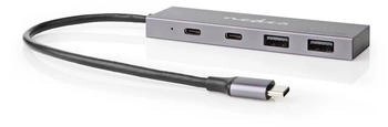 Nedis UHUBU3450AT USB 3.2 Gen 2 (3.1 Gen 2) Type-C USB 3.2 Gen 2 (3.1 Gen 2)