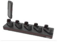 Honeywell CT45 Booted 5 bay universal dock charge up to 5pcs of CT40/CT40XP CT45XP. (CT45-5CB-UVB-2)