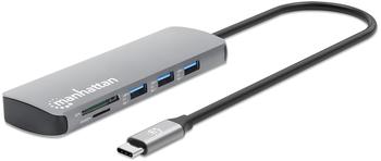 Manhattan Dockingstation - USB-C 3.2 Gen 1 (190459)