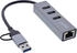 InLine 4in1 Gigabit Hub USB-C & USB-A 1x RJ45 3x USB 3.2 Gen.1 (33380S)
