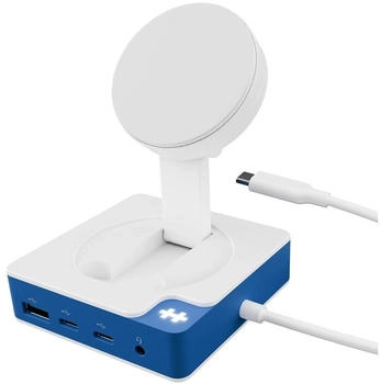 Targus HYPER HD8100 BL PortReplicator/Dockingstation MagCharge USB-C blau HYPER (HD8100BUGL)