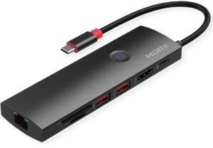 Roline USB 3.2 Gen2 Typ C Multiport Dockingstation HDMI (12.02.1126)