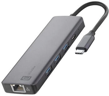 Cellular Line Hub Pro USB Type-C auf USB Type-A 2x USB Type-C (HUBUSBC9PD100WDK)