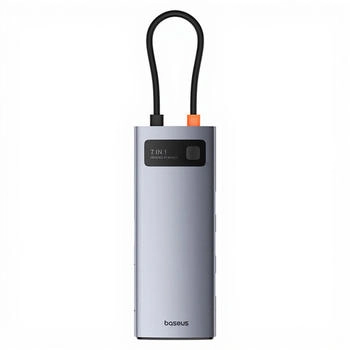 Baseus 7-Port-HUB Grau (B00030708811-01)