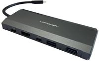 LC-Power LC-HUB-C-MULTI-7-M2 USB-C Hub | M.2 NVMe/SATA SSD Geh&auml;use | 2 USB...