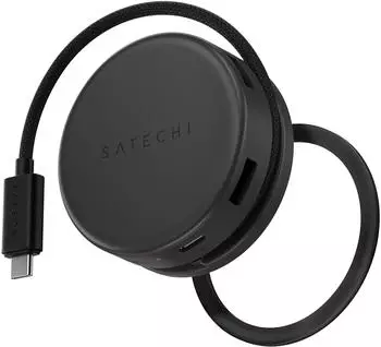 Satechi On the Go 7-in-1 Multiport Adapter Space Black (ST-POTG7C)