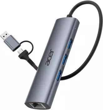 Acer USB-Ethernet Adapter Hub ODK4R0