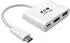 Tripp Lite U444-06N-HU-C USB-C-zu-HDMI-Adapter mit USB-A-Anschluss und PD