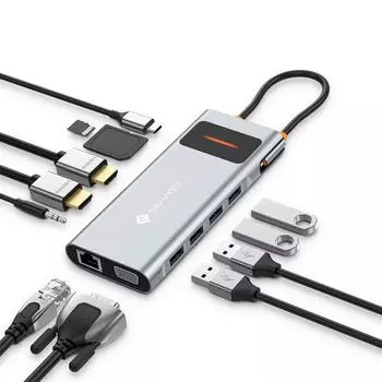 Novoo 12-in-1 USB-C Docking Station HM12S-639A