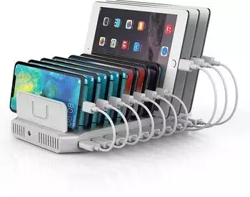 UNITEK Ladestation 10 Port Mit Dockingstation/Organizer 96W (FBA_UIG-Y-2172)