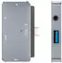 Tech-Protect USB-C Hub 4in1 HDMI PD100W Grau (24031-0)