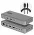 StarTech docking station - USB4 / Thunderbolt 4 / Thunderbolt 5 - 2 x DP - 1GbE 2.5GbE (208UE-USB4-DOCK)
