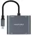Nanocable 10.16.4305 USB-C zu 2xHDMI/USB2.0/PD Grau