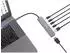 Equip USB-C->HDMI/4xUSB-C/USB-A 4K/ 60Hz Dockingstation Grau (133500)