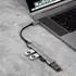 DUDAO 4in1 HUB (USB-C 4 Ports) Dockingstation Grau (A16T)