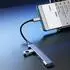 DUDAO 4in1 HUB (USB-C 4 Ports) Dockingstation Grau (A16T)