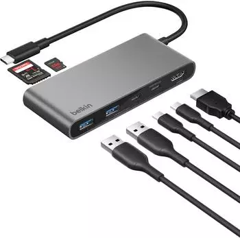 Belkin Connect 7-in-1 USB-C Hub AVC023HQSGY
