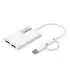 Roline Multi-DisplayLink Adapter USB Typ A+C 2X DP 4K (12033207)