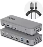- docking station - USB-C 3.2 Gen 2 - 2 x HDMI - 1GbE