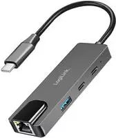Logilink USB-C Hub UA0432 3Port 2,5G Gigabit Ethernet-Adapter