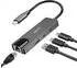 LogiLink USB-C Hub UA0432 3Port 2,5G Gigabit Ethernet-Adapter