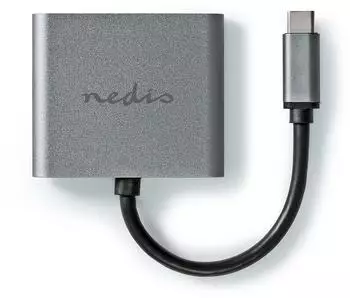 Nedis USB-C Multiport-Adapter 2x HDMI, USB 3.2 Gen 1, 4K@30Hz (CCGP64670BK01)