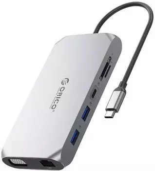 Orico XCR 12-in-1 USB-C Dockingstation 100W USB-Adapter (H-5031)