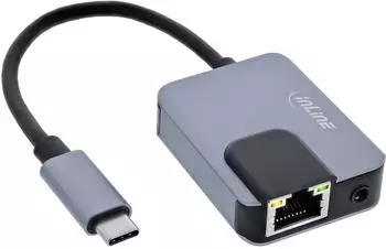 InLine USB-C 3-in-1 Adapter Gigabit, Audio, PD 3.0 (33382I)