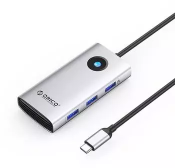 Orico PW11 6-in-1 USB-C Dockingstation USB-C PD 100 W (PW11-6P-SV-EP)