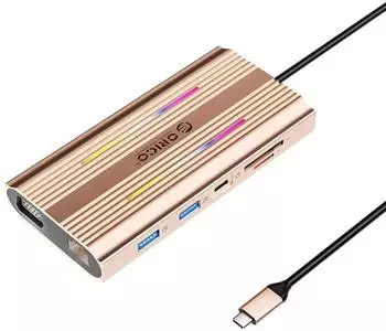 Orico XDR 12-in-1 RGB USB-C Dockingstation USB-Adapter (H-5041)