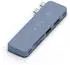 Satechi Snap Hub 6-in-2 USB-C für MacBook Neo, indigo (ST-HUSNB)